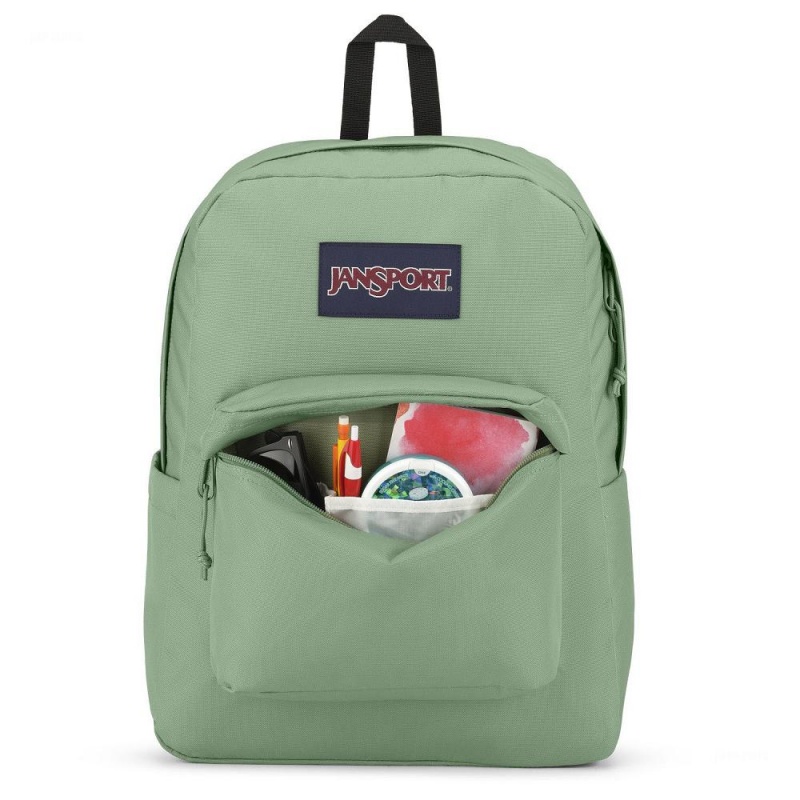 Mochila Para Portátil JanSport SuperBreak® Plus Mochilas Verde | PECQX67003