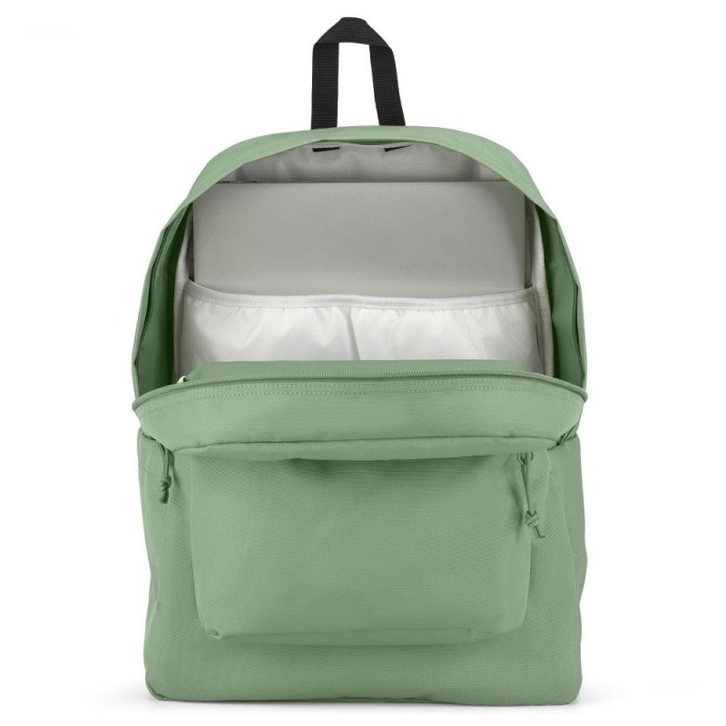 Mochila Para Portátil JanSport SuperBreak® Plus Mochilas Verde | PECQX67003