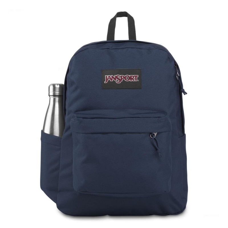 Mochila Para Portátil JanSport SuperBreak® Plus Mochilas Azul Marino | SECNY95498