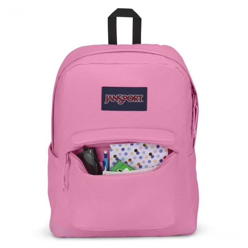 Mochila Para Portátil JanSport SuperBreak® Plus Mochilas Rosas | ECDFL93536