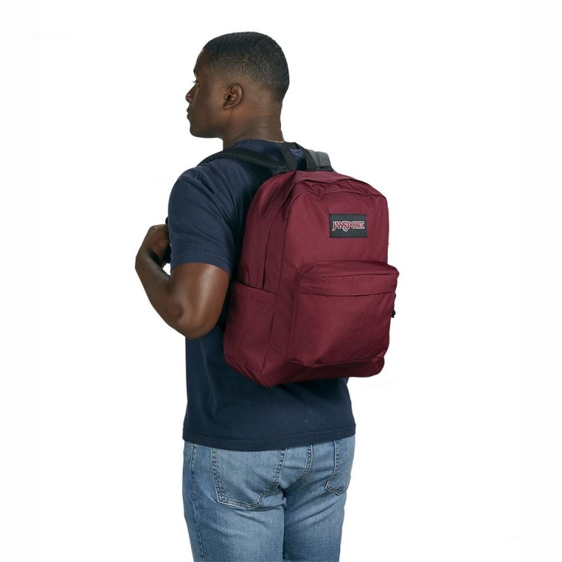 Mochila Para Portátil JanSport SuperBreak® Plus Mochilas Burdeos | SECVO21354