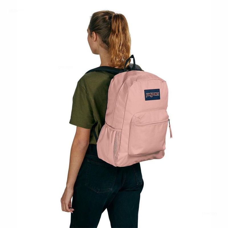 Mochilas escolares JanSport CROSS TOWN Mochilas Rosas | ZECMJ92227