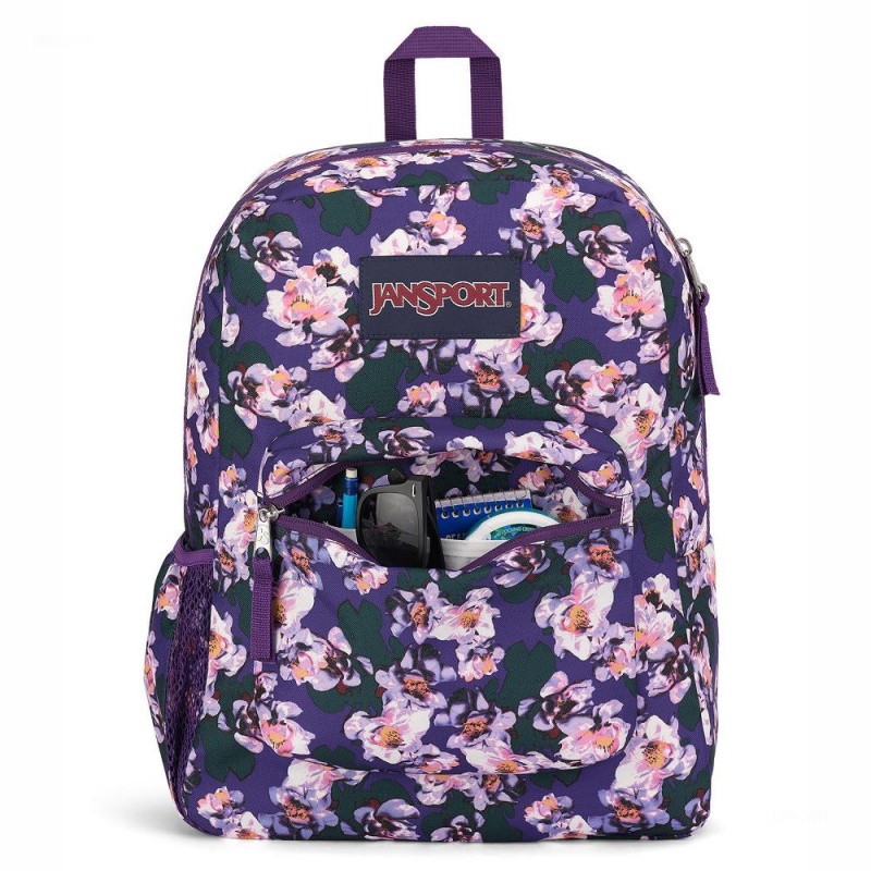 Mochilas escolares JanSport CROSS TOWN Mochilas Moradas | DECKV28125