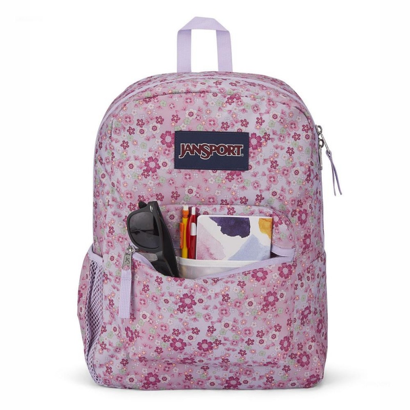 Mochilas escolares JanSport CROSS TOWN Mochilas Rosas | QECWA55780