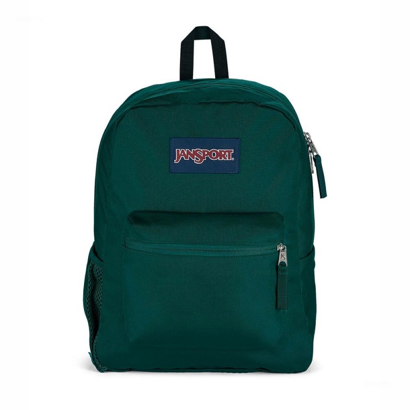 Mochilas escolares JanSport CROSS TOWN Mochilas Verde | YECVQ87430