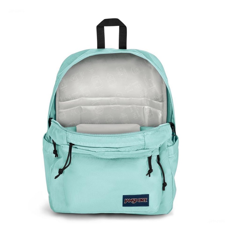 Mochilas escolares JanSport Double Break Mochilas Azules Claro | DECKV61164