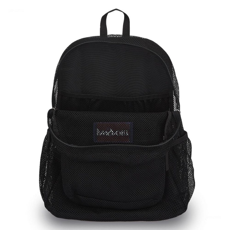 Mochilas escolares JanSport ECO MESH PACK Mochilas Negras | ECIIZ51184