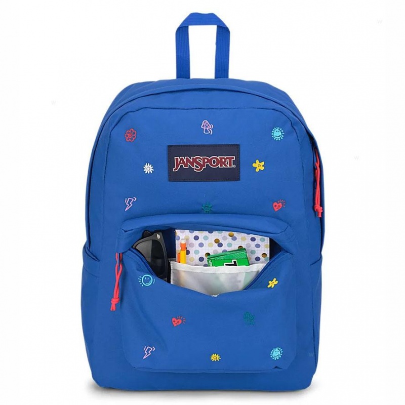 Mochilas escolares JanSport KIDCORE CHARMS BUNDLE Mochilas Azules | XECGW94751