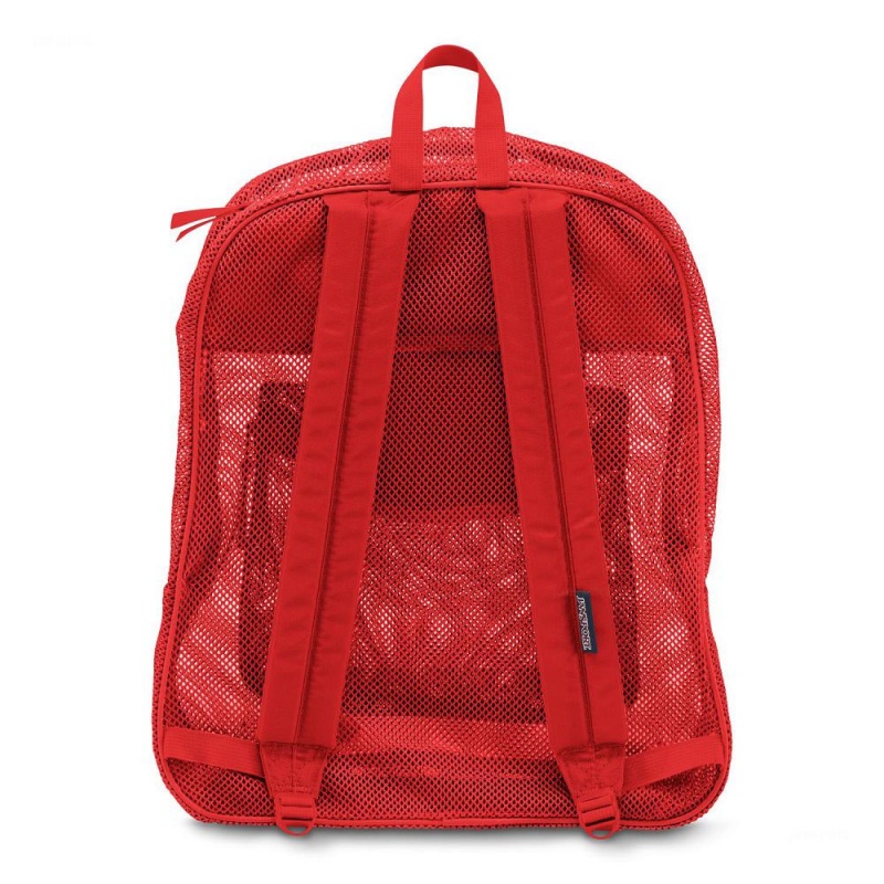 Mochilas escolares JanSport Mesh Pack Mochilas Rojas | ECQAV76409