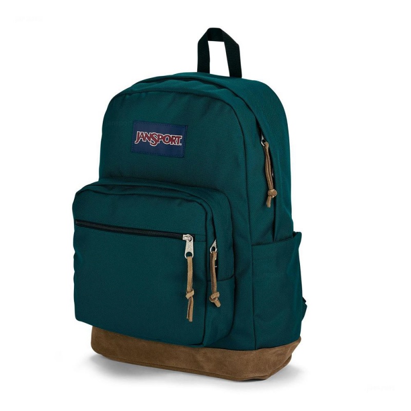 Mochilas escolares JanSport Right Pack Mochilas Verde Oscuro | QECUV40656