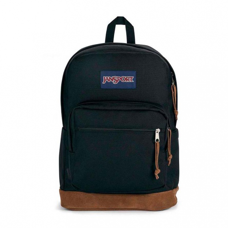 Mochilas escolares JanSport Right Pack Mochilas Negras | ECJBT63210