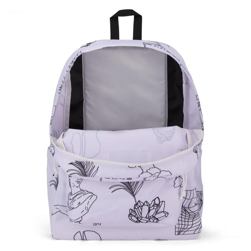 Mochilas escolares JanSport SuperBreak® Mochilas Moradas | UECND42344