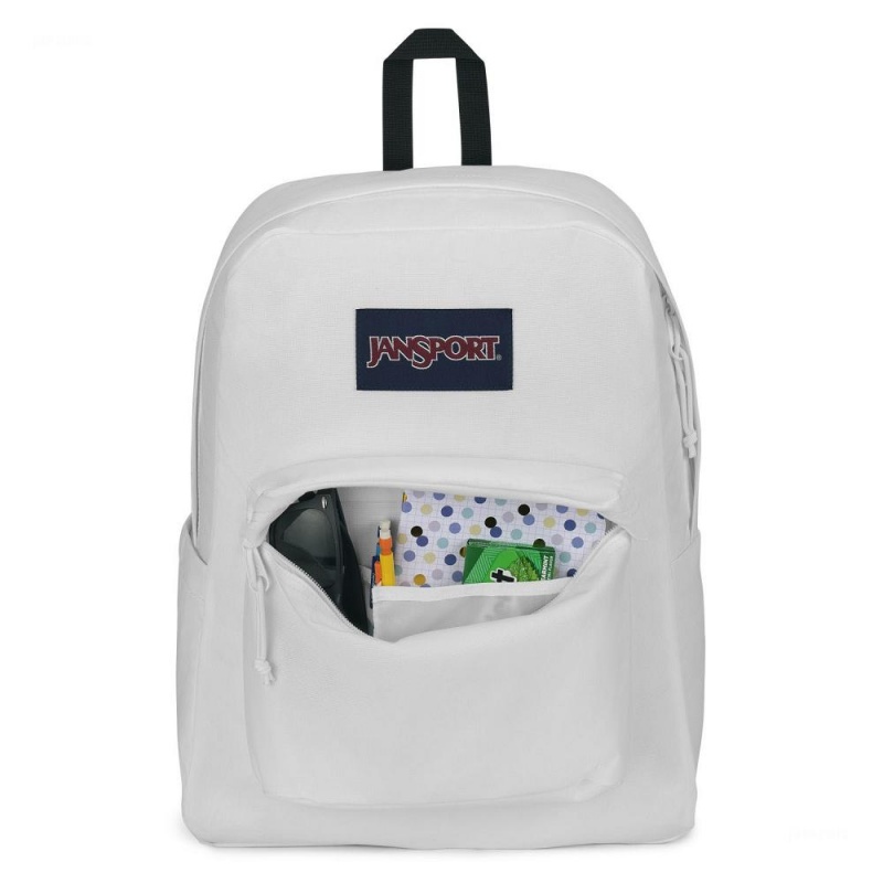 Mochilas escolares JanSport SuperBreak® Mochilas Blancas | QECWA56798