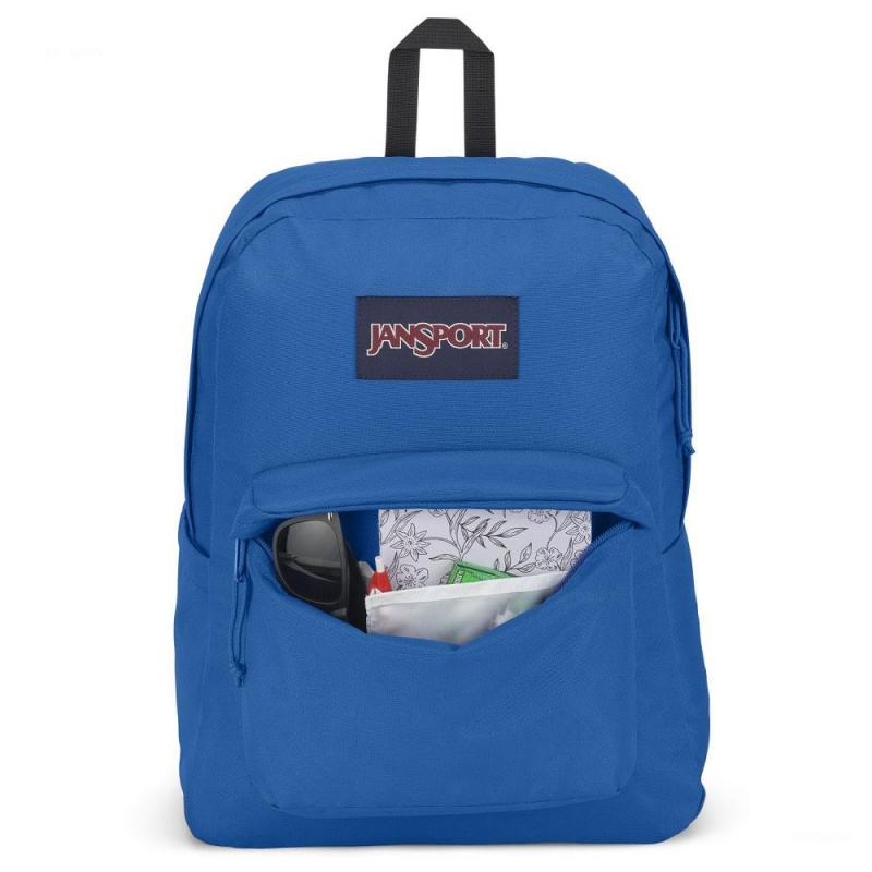 Mochilas escolares JanSport SuperBreak® Plus Mochilas Azules | ECEGJ70336