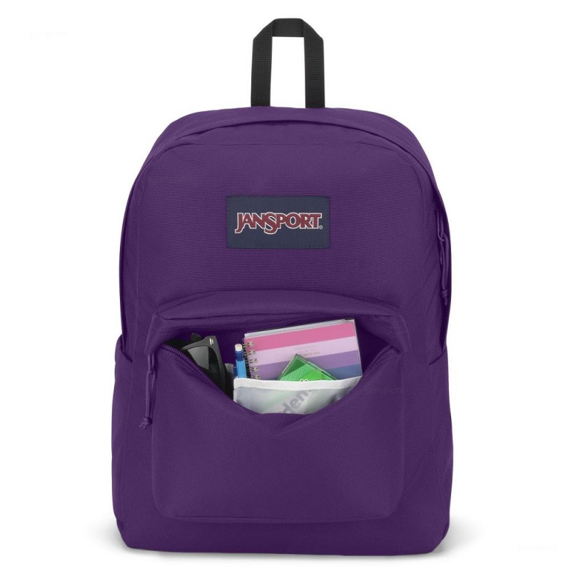 Mochilas escolares JanSport SuperBreak® Plus Mochilas Moradas | PECER25137