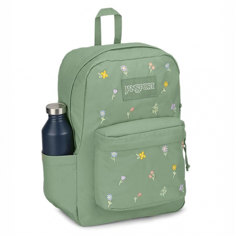 Mochilas escolares JanSport SuperBreak® Plus Mochilas Verde | ZECNQ17553