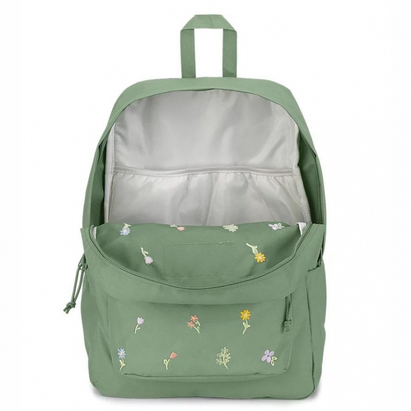 Mochilas escolares JanSport SuperBreak® Plus Mochilas Verde | ZECNQ17553