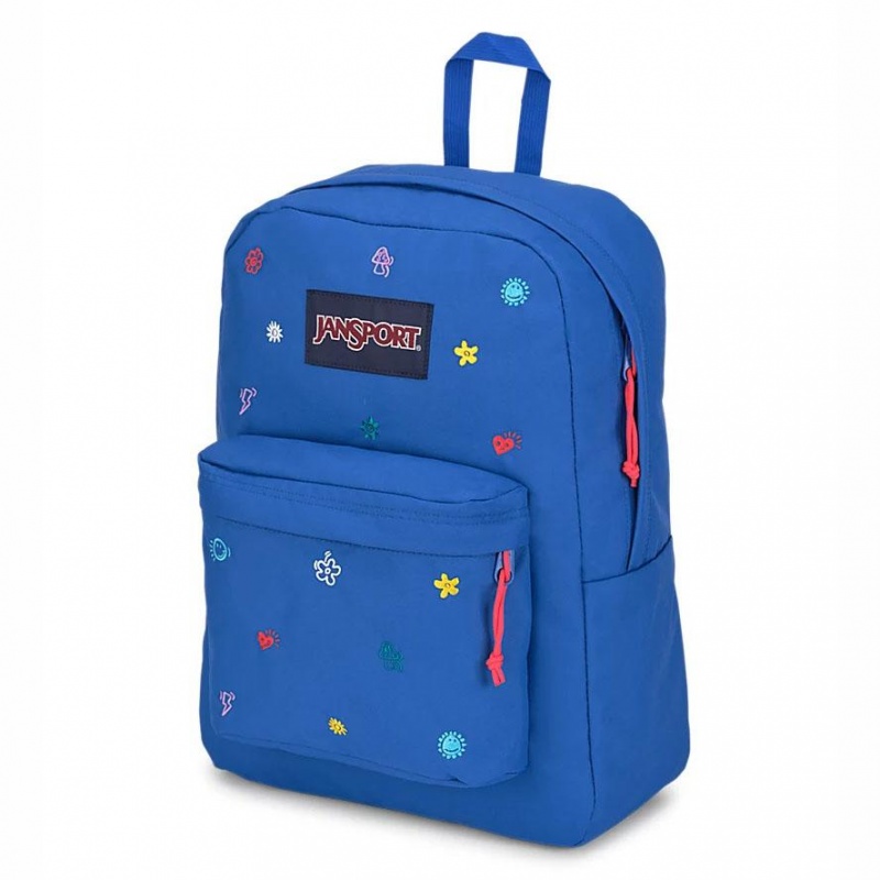 Mochilas escolares JanSport SuperBreak® Plus Mochilas Azules | YECVQ36557