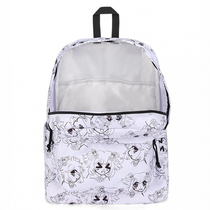 Mochilas escolares JanSport SuperBreak® Plus Mochilas Blancas | GECUC36179