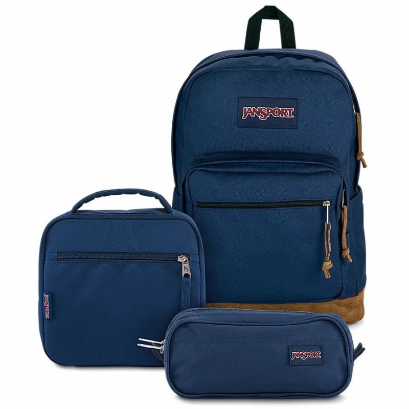 Mochilas escolares JanSport TIMELESS BLUE NAVY BUNDLE Mochilas Azul Marino | ECJBT73415