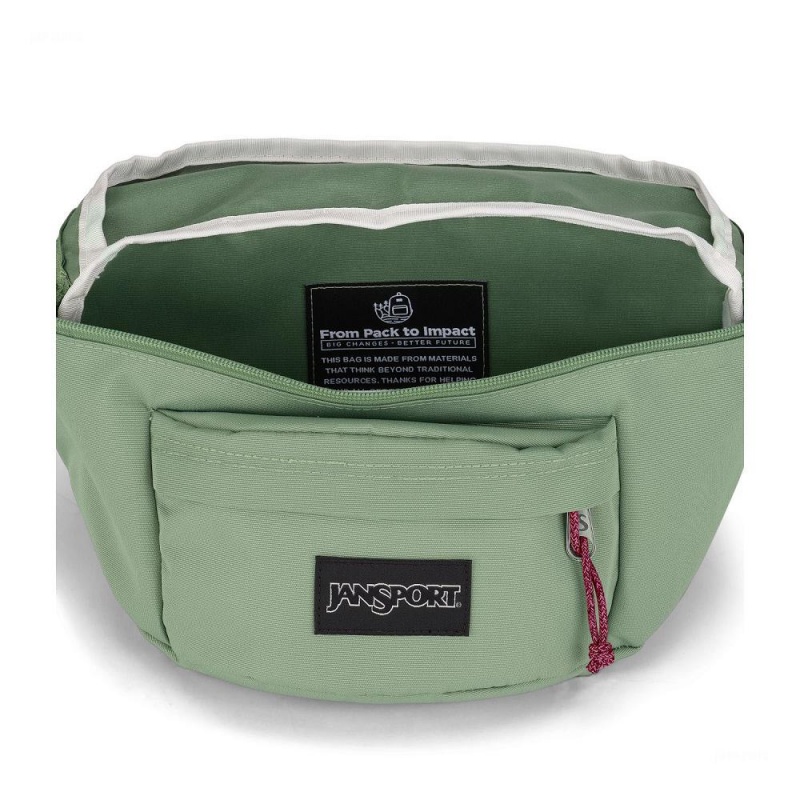 Waistpack JanSport Restore Bolsas Verde | ECDYB91211